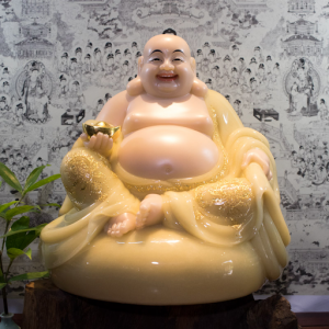 Tượng Phật Di Lặc được chế tác từ đá Thạch Anh 
