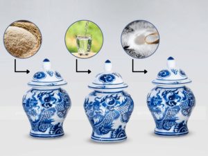 cách đặt hũ gạo muối nước trên ban thờ